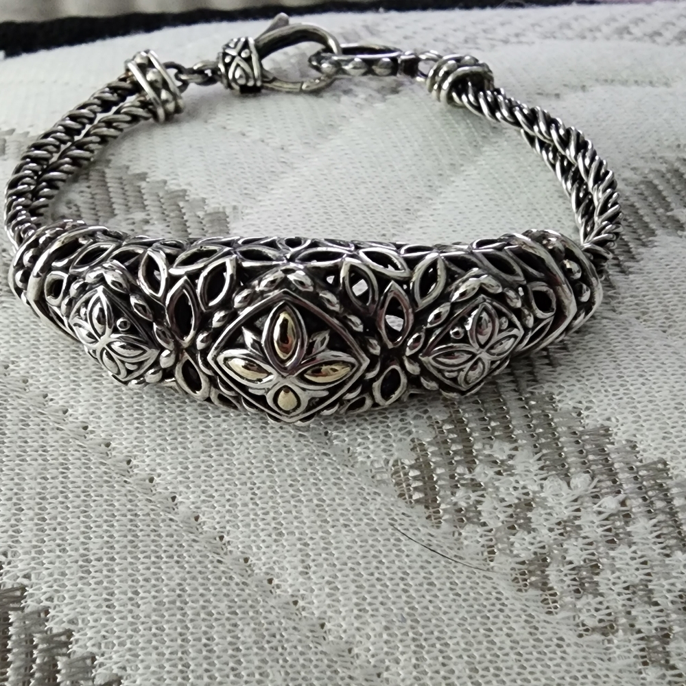 Angela By John Hardy 14K Gold and Sterling Silver Bracelet